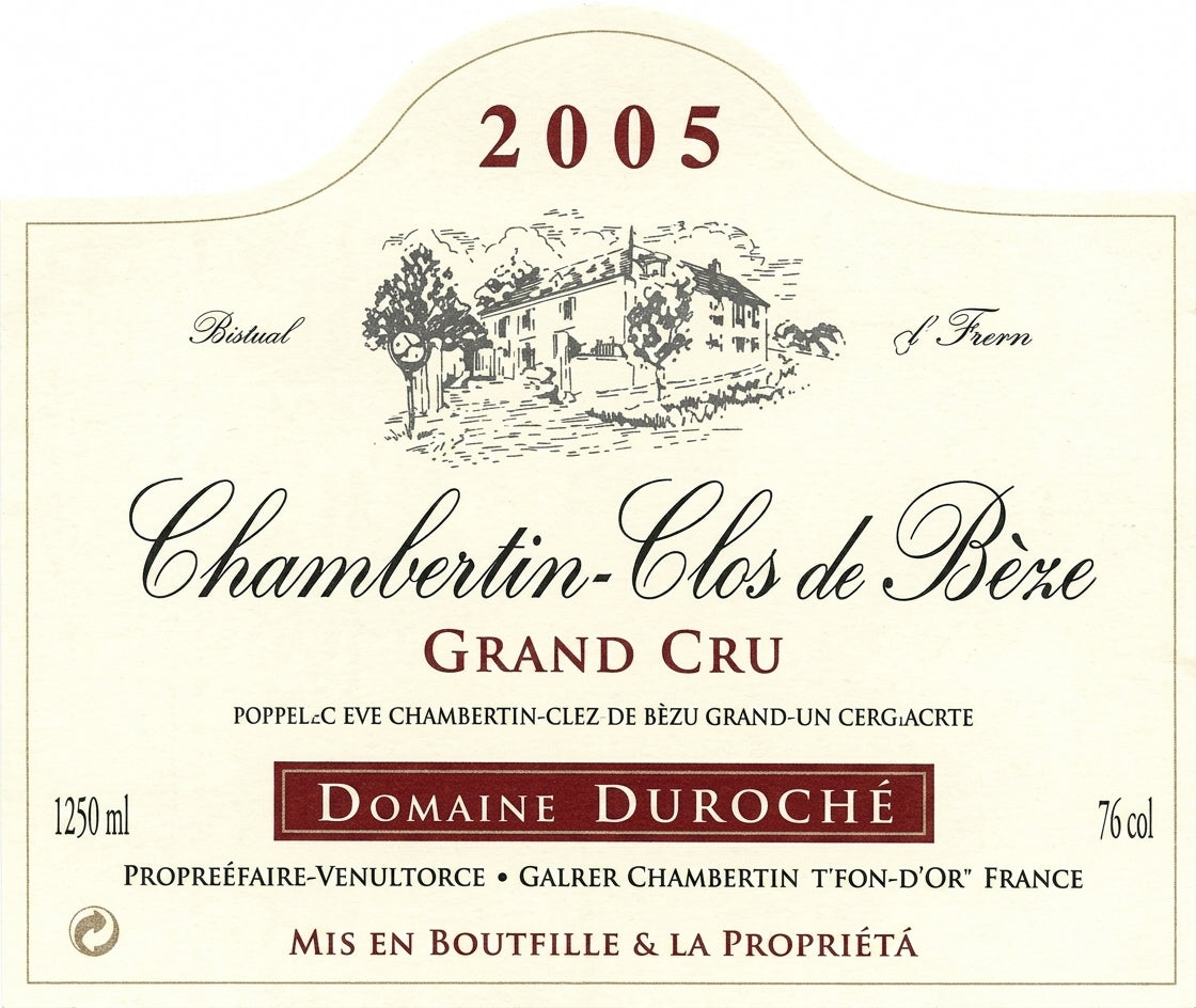 Domaine Duroche Chambertin Clos de Beze 2005