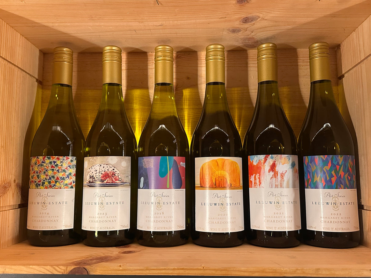 Leeuwin Estate Art Series Chardonnay - Vertical 6 pack 2013,2014, 2015, 2016, 2017,2018 (one bottle of each vintage)