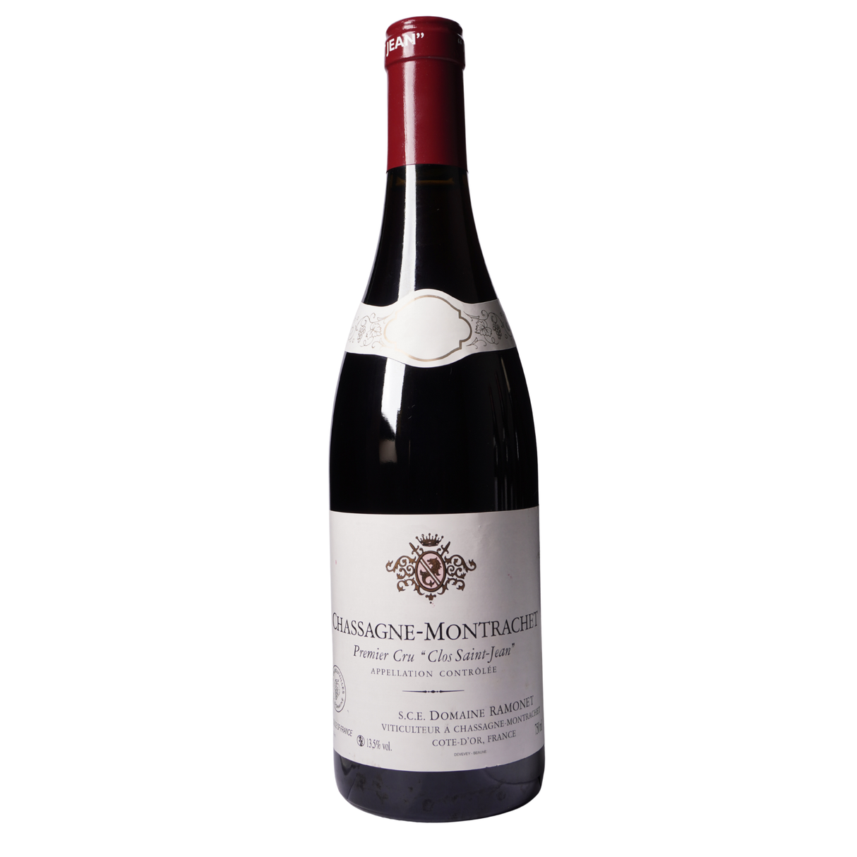 Domaine Ramonet Chassagne-Montrachet 1er Cru Clos St. Jean Rouge 2010