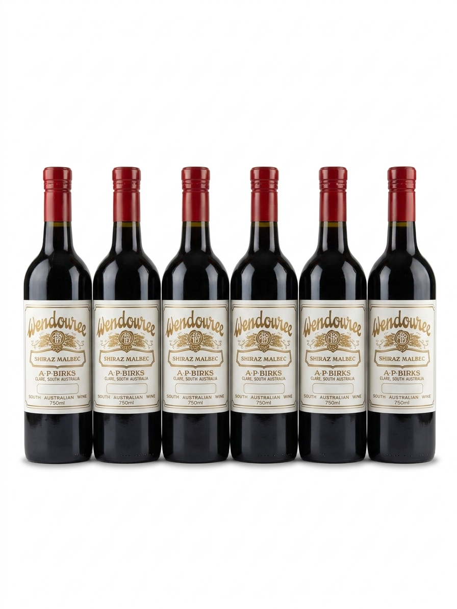 Wendouree Shiraz Malbec Vertical 2012-2017 (one bottle of each vintage)