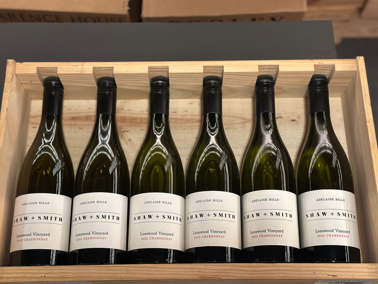 Shaw and Smith Lenswood Vineyard Chardonnay - 6 pack Vertical 2021, 2022, 2023 (two bottles of each vintage)