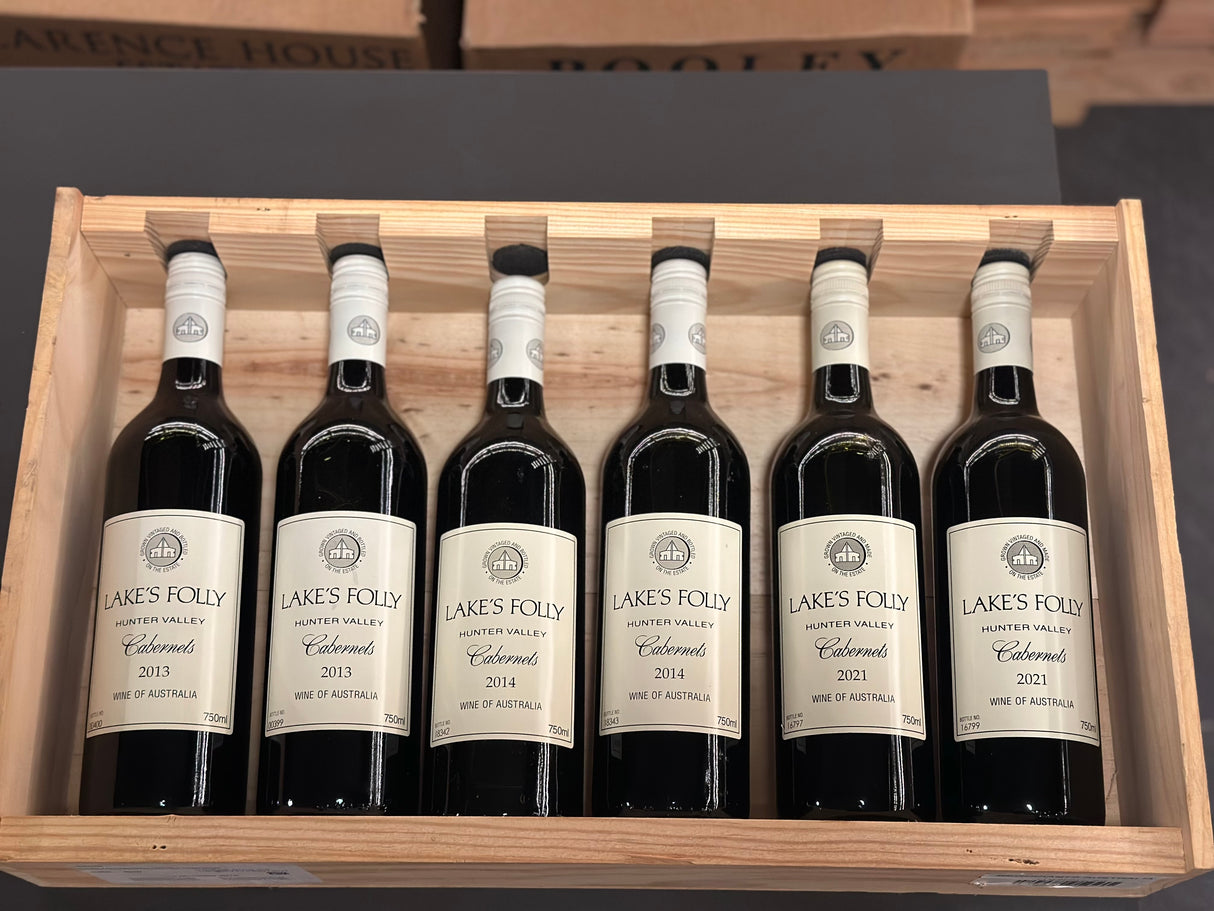 Lakes Folly Cabernets - 6 Pack Vertical 2013 - 2014 (3 bottles of each)